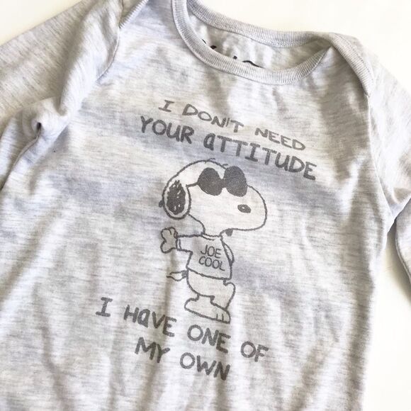 Novel Teez snoopy footed jumpsuit VGUC fits 2T - Picture 2 of 5